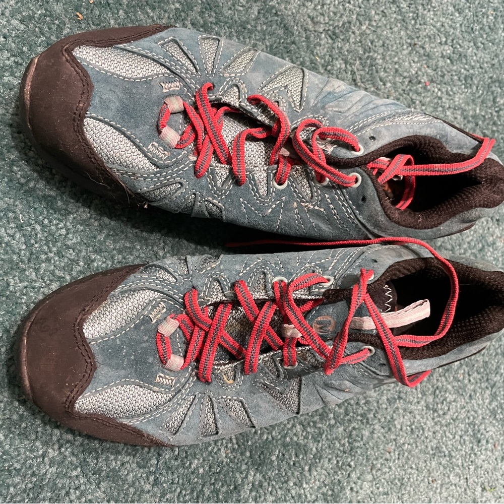 Merrell Green and Orange Athletic Shoes for Active Adventures